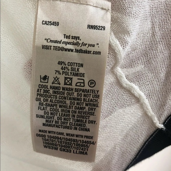 Ted Baker cream knit cardigan size 6 - Picture 3 of 5